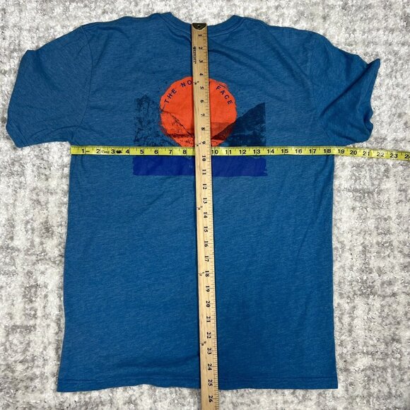 The North Face Shirt Men Small Blue Classic Fit Short Sleeve Casual‎ Vacation - Picture 6 of 9